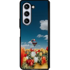 Coque Samsung Galaxy Z Fold5 - Silicone rigide noir Hot air balloon 2026