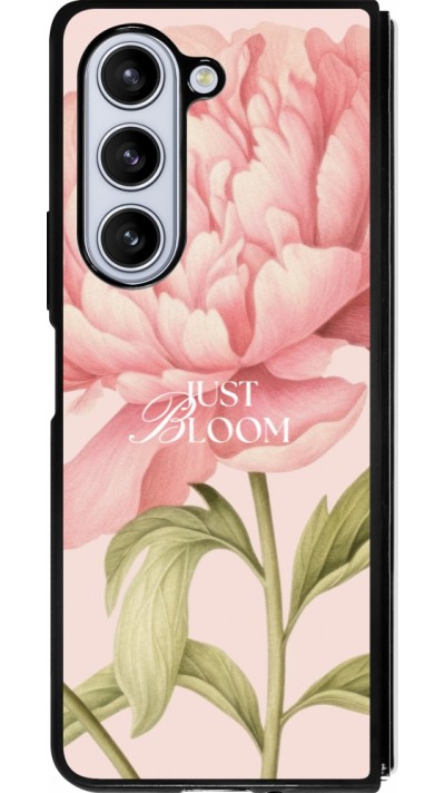 Coque Samsung Galaxy Z Fold5 - Silicone rigide noir Just Bloom 2026