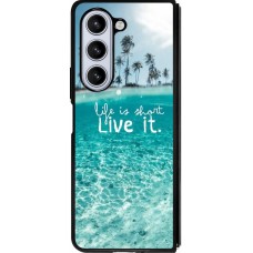 Samsung Galaxy Z Fold5 Case Hülle - Silikon schwarz Summer 18 24