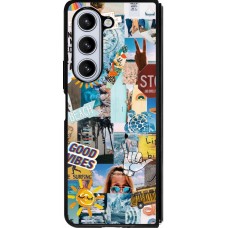 Coque Samsung Galaxy Z Fold5 - Silicone rigide noir Summer 2021 15