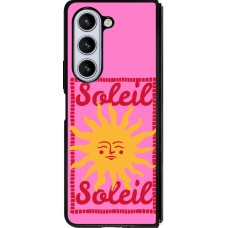 Coque Samsung Galaxy Z Fold5 - Silicone rigide noir Sun sun 2026