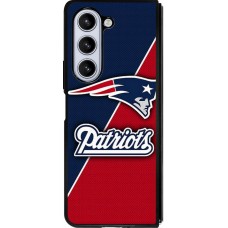 Coque Samsung Galaxy Z Fold5 - Silicone rigide noir Super Bowl 26 Patriots 1