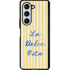 Coque Samsung Galaxy Z Fold5 - Silicone rigide noir The good life 2026