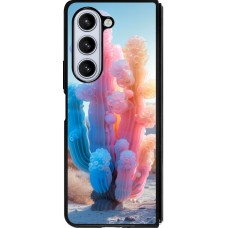Coque Samsung Galaxy Z Fold5 - Silicone rigide noir Artificial vegetation 2025