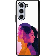Coque Samsung Galaxy Z Fold5 - Silicone rigide noir Womens day 2026 10