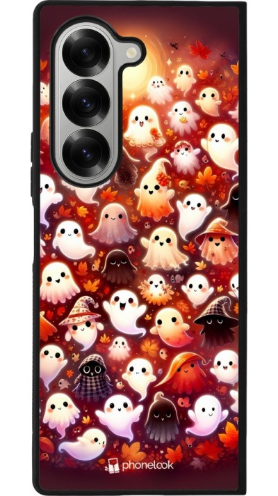 Samsung Galaxy Z Fold6 Case Hülle - Silikon schwarz Gespenster Herbst niedlich