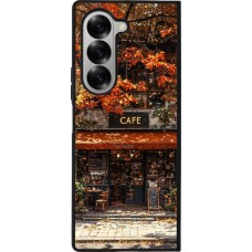 Coque Samsung Galaxy Z Fold6 - Silicone rigide noir Autumn 25 Coffee shop