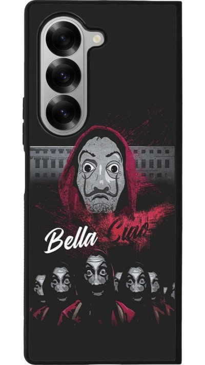 Coque Samsung Galaxy Z Fold6 - Silicone rigide noir Bella Ciao