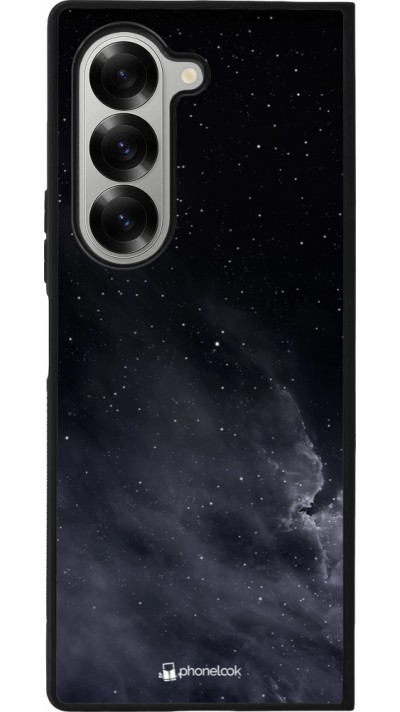 Coque Samsung Galaxy Z Fold6 - Silicone rigide noir Black Sky Clouds