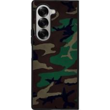 Coque Samsung Galaxy Z Fold6 - Silicone rigide noir Camouflage 3
