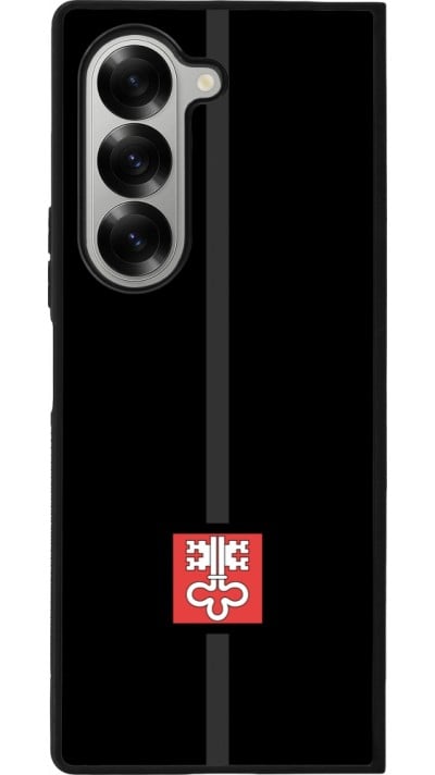 Samsung Galaxy Z Fold6 Case Hülle - Silikon schwarz Kanton NW schwarz