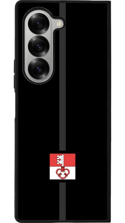 Samsung Galaxy Z Fold6 Case Hülle - Silikon schwarz Kanton OW schwarz