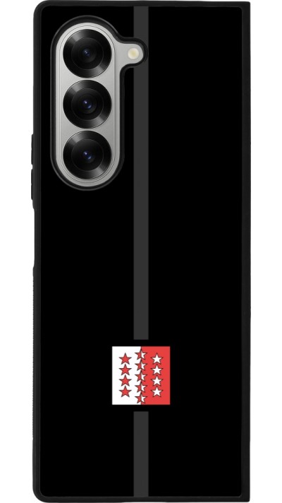 Samsung Galaxy Z Fold6 Case Hülle - Silikon schwarz Kanton VS schwarz