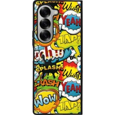 Coque Samsung Galaxy Z Fold6 - Silicone rigide noir Cartoons slogans