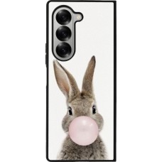 Samsung Galaxy Z Fold6 Case Hülle - Silikon schwarz Easter 2023 bubble gum bunny