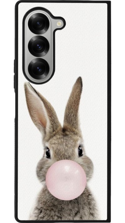 Samsung Galaxy Z Fold6 Case Hülle - Silikon schwarz Easter 2023 bubble gum bunny