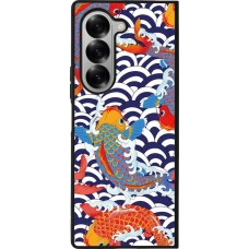 Coque Samsung Galaxy Z Fold6 - Silicone rigide noir Easter 2023 japanese fish