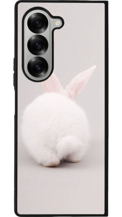 Samsung Galaxy Z Fold6 Case Hülle - Silikon schwarz Easter 2024 bunny butt