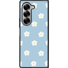 Coque Samsung Galaxy Z Fold6 - Silicone rigide noir Easter 2024 daisy flower