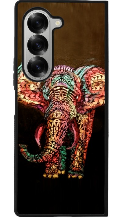 Samsung Galaxy Z Fold6 Case Hülle - Silikon schwarz Elephant 02