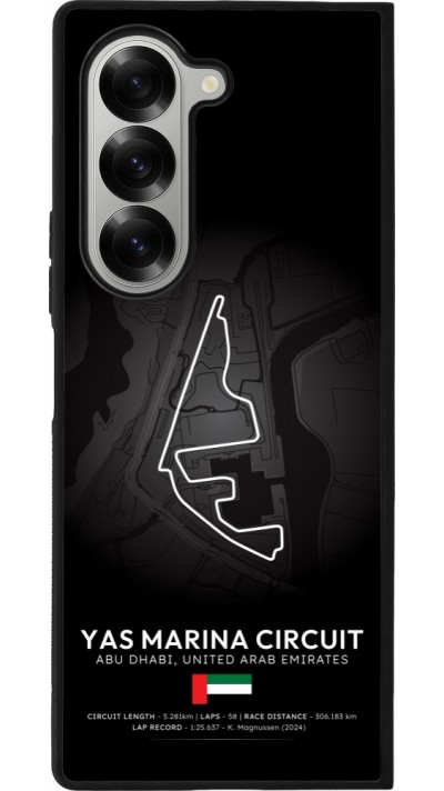 Samsung Galaxy Z Fold6 Case Hülle - Silikon schwarz F1 Track 2025 Abu Dhabi