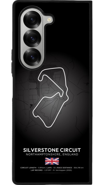Samsung Galaxy Z Fold6 Case Hülle - Silikon schwarz F1 Track 2025 Great Britan