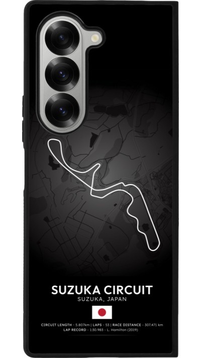 Samsung Galaxy Z Fold6 Case Hülle - Silikon schwarz F1 Track 2025 Japan