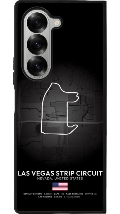 Samsung Galaxy Z Fold6 Case Hülle - Silikon schwarz F1 Track 2025 Las Vegas