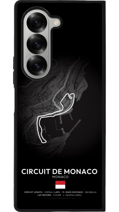 Samsung Galaxy Z Fold6 Case Hülle - Silikon schwarz F1 Track 2025 Monaco