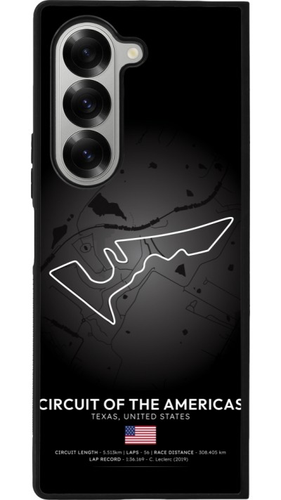 Samsung Galaxy Z Fold6 Case Hülle - Silikon schwarz F1 Track 2025 United States