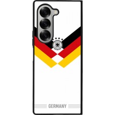 Coque Samsung Galaxy Z Fold6 - Silicone rigide noir Maillot de football Allemagne 2026 personnalisable