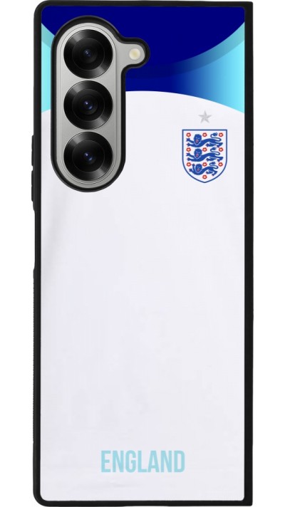 Samsung Galaxy Z Fold6 Case Hülle - Silikon schwarz England 2022 personalisierbares Fußballtrikot