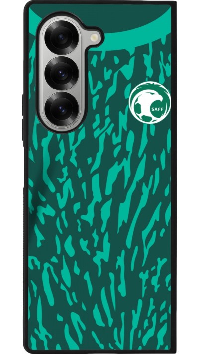 Samsung Galaxy Z Fold6 Case Hülle - Silikon schwarz Saudi-Arabien 2022 personalisierbares Fussballtrikot