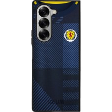 Samsung Galaxy Z Fold6 Case Hülle - Silikon schwarz Schottland personalisierbares Fussballtrikot