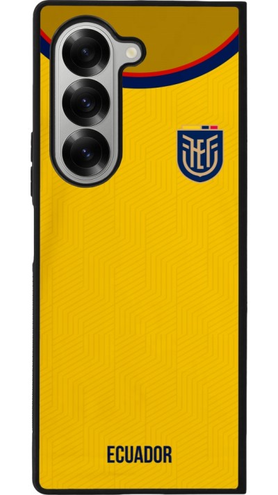 Samsung Galaxy Z Fold6 Case Hülle - Silikon schwarz Ecuador 2022 Fußballtrikot