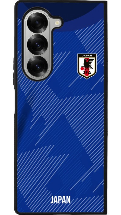Samsung Galaxy Z Fold6 Case Hülle - Silikon schwarz Japan 2022 personalisierbares Fussballtrikot