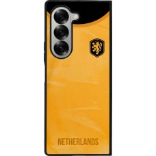 Samsung Galaxy Z Fold6 Case Hülle - Silikon schwarz Holland 2022 personalisierbares Fußballtrikot