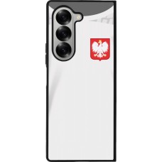 Samsung Galaxy Z Fold6 Case Hülle - Silikon schwarz Polen 2022 personalisierbares Fussballtrikot