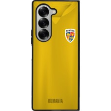 Samsung Galaxy Z Fold6 Case Hülle - Silikon schwarz Fussballtrikot Rumänien