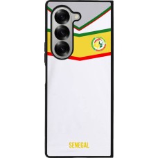 Samsung Galaxy Z Fold6 Case Hülle - Silikon schwarz Senegal 2022 personalisierbares Fußballtrikot
