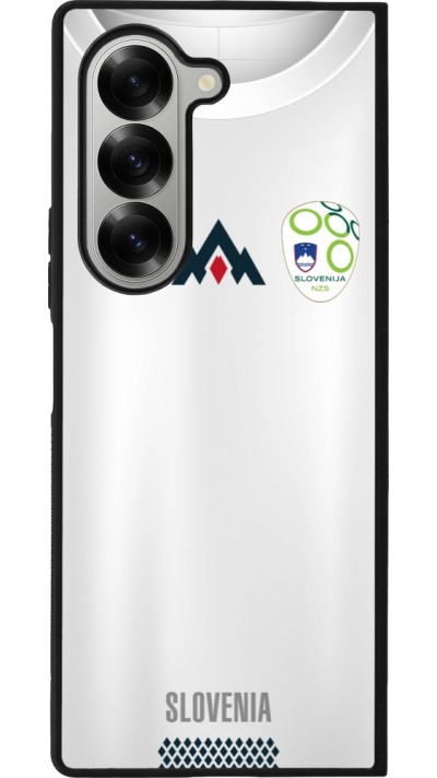 Samsung Galaxy Z Fold6 Case Hülle - Silikon schwarz Fussballtrikot Slowenien