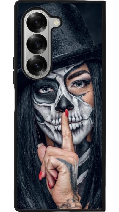Coque Samsung Galaxy Z Fold6 - Silicone rigide noir Halloween 18 19