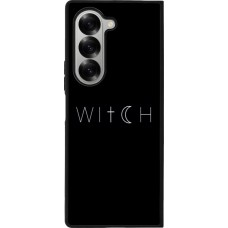 Coque Samsung Galaxy Z Fold6 - Silicone rigide noir Halloween 22 witch word