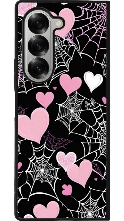 Samsung Galaxy Z Fold6 Case Hülle - Silikon schwarz Halloween 2024 girly