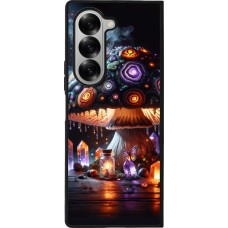 Samsung Galaxy Z Fold6 Case Hülle - Silikon schwarz Halloween Zaubertrank Magie