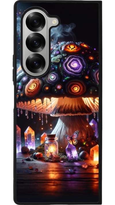 Samsung Galaxy Z Fold6 Case Hülle - Silikon schwarz Halloween Zaubertrank Magie