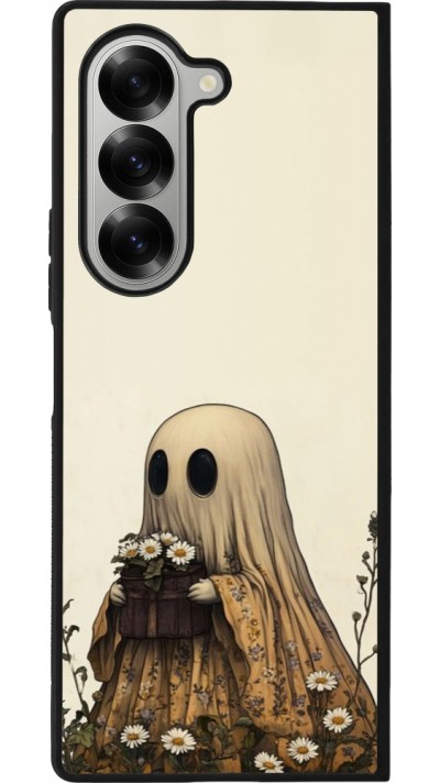 Samsung Galaxy Z Fold6 Case Hülle - Silikon schwarz Halloween 2025 Ghost gardener