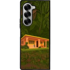 Coque Samsung Galaxy Z Fold6 - Silicone rigide noir Benitos house DTMF