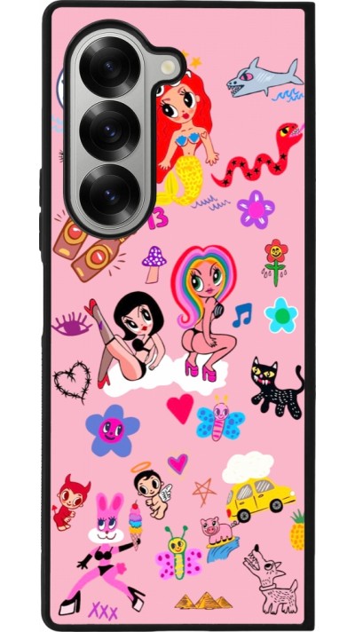 Coque Samsung Galaxy Z Fold6 - Silicone rigide noir Karol G La Bichota Manana Sera Bonito