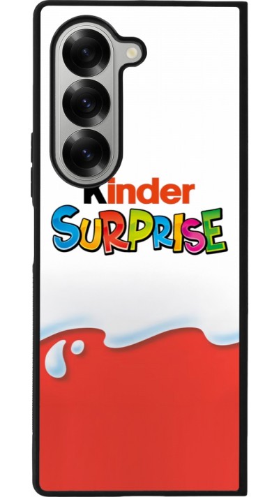 Coque Samsung Galaxy Z Fold6 - Silicone rigide noir Kinder Surprise